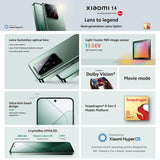 Xiaomi Mi 14 5G (512GB+12GB, White, Global Version)