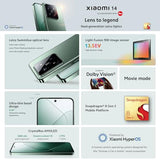 Xiaomi Mi 14 5G (512GB+12GB, White, Global Version)