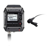 Zoom F1-LP 2-Input / 2-TraAACck Portable Field Recorder with Lavalier Microphone