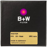 B+W 010 UV-Haze MRC Nano Master Filter (30.5mm) (1101494) - Norwich Cameras