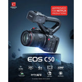 Canon EOS C50 Full-Frame Cinema Camera (Canon RF) - Brand New / Sealed Box / Full Warranty / 4549292254600