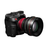Canon C80 compact cinema camera angled view
