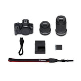 Canon EOS R50 Kit with (RF 18-45mm + RF 55-210mm ) (Black) - Norwich Cameras
