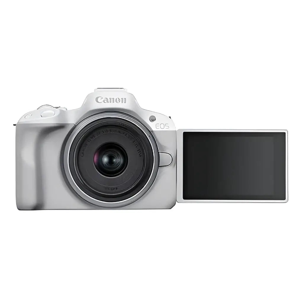 Canon EOS R50 Kit with (RF 18-45mm) (White) – Norwich Cameras