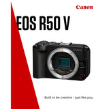 Canon EOS R50 V Body (Black) - Brand New / Sealed Box / Full Warranty / 8714574690513 / Canon EOS R50 V - Canon EOS R50