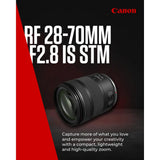 Canon RF 28-70mm F/2.8 IS STM Lens - Brand New / Sealed Box / Full Warranty / 4549292229134 / RF28-7028IS - Canon RF