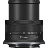 Canon RF-S 18-45mm F/4.5-6.3 IS STM Lens (Bulk) (Black) - Brand New / Plain Box / Full Warranty / 4549292188325