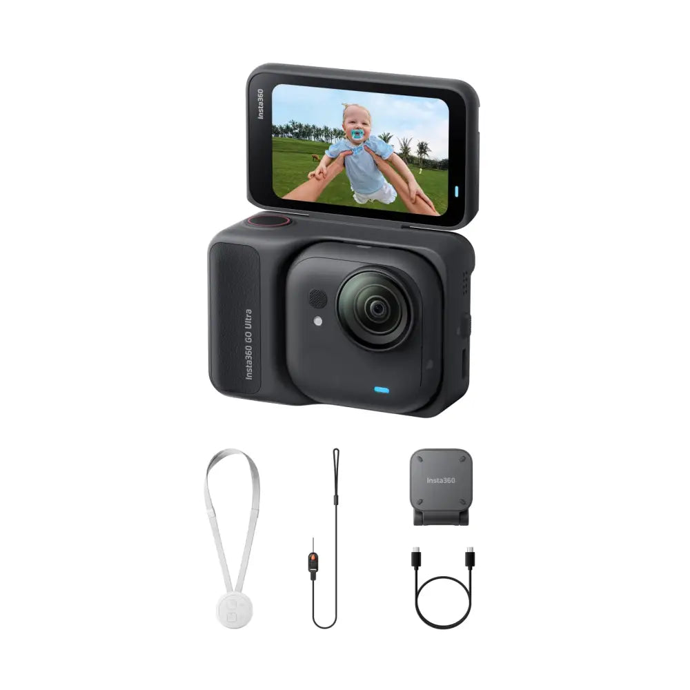 Insta360 GO Ultra Tiny Hands-Free 4K Camera - Midnight Black