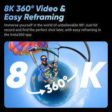 Insta360 X4 360° 8K Camera Standard Bundle - Brand New / Sealed Box / Full Warranty / 842126109683 / CINSABMA-N