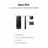Insta360 X5 8K 360 Action Camera Starter Bundle - Brand New / Sealed Box / Full Warranty / 842126115516 / CINSAAHA-L