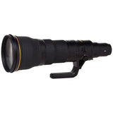 Front view of Nikon AF-S 800mm f/5.6E FL ED VR Black super-telephoto lens
