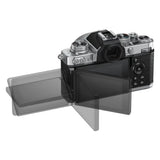 Nikon Z fc Black Mirrorless Camera rear view with vari-angle screen