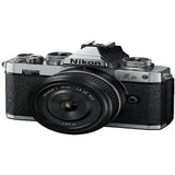 Nikon Z fc Mirrorless Digital Camera Silver with 28mm f/2.8 SE Lens Nikon