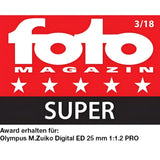 Olympus M.Zuiko ED 25mm F1.2 PRO - Brand New / Sealed Box / Full Warranty / 779177704928 / M.Zuiko Digital ED 25mm