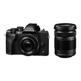Olympus OM-D E-M10 Mark IV Kit (14-42mm EZ) (40-150mm) Black - Brand New / Sealed Box / Full Warranty / 4545350053352
