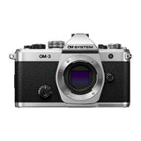 OM System OM-3 Mirrorless Camera Body (Silver) - Brand New / Sealed Box / Full Warranty / 4545350056452 / V210050SW000