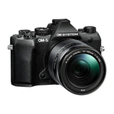 OM System OM-5 Mark II Mirrorless Camera with 14-150mm F/4-5.6 II Lens (Black) - Brand New / Sealed Box / Full Warranty
