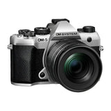 OM System OM-5 Mark II Mirrorless Camera with 14-150mm F/4-5.6 II Lens (Silver) - Brand New / Sealed Box / Full