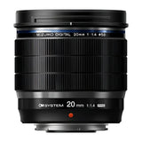 OM System M.Zuiko Digital ED 20mm F1.4 PRO Lens - Brand New / Sealed Box / Full Warranty / 4545350053758 / V335050BW000