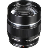 OM System M.Zuiko Digital ED 75mm F1.8 (Black) - Brand New / Sealed Box / Full Warranty / 4545350044145 / 75mm F1.8