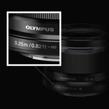 OM System M.Zuiko ED 25mm F/1.8 II (Black) - Brand New / Sealed Box / Full Warranty / 4545350056711 / 25mm F1.8 - OM