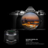 OM System M.Zuiko ED 25mm F/1.8 II (Black) - Brand New / Sealed Box / Full Warranty / 4545350056711 / 25mm F1.8 - OM