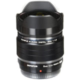 OM System M.Zuiko ED 8mm F1.8 Fisheye PRO Black - Brand New / Sealed Box / Full Warranty / 4545350047900 / V312030BU000