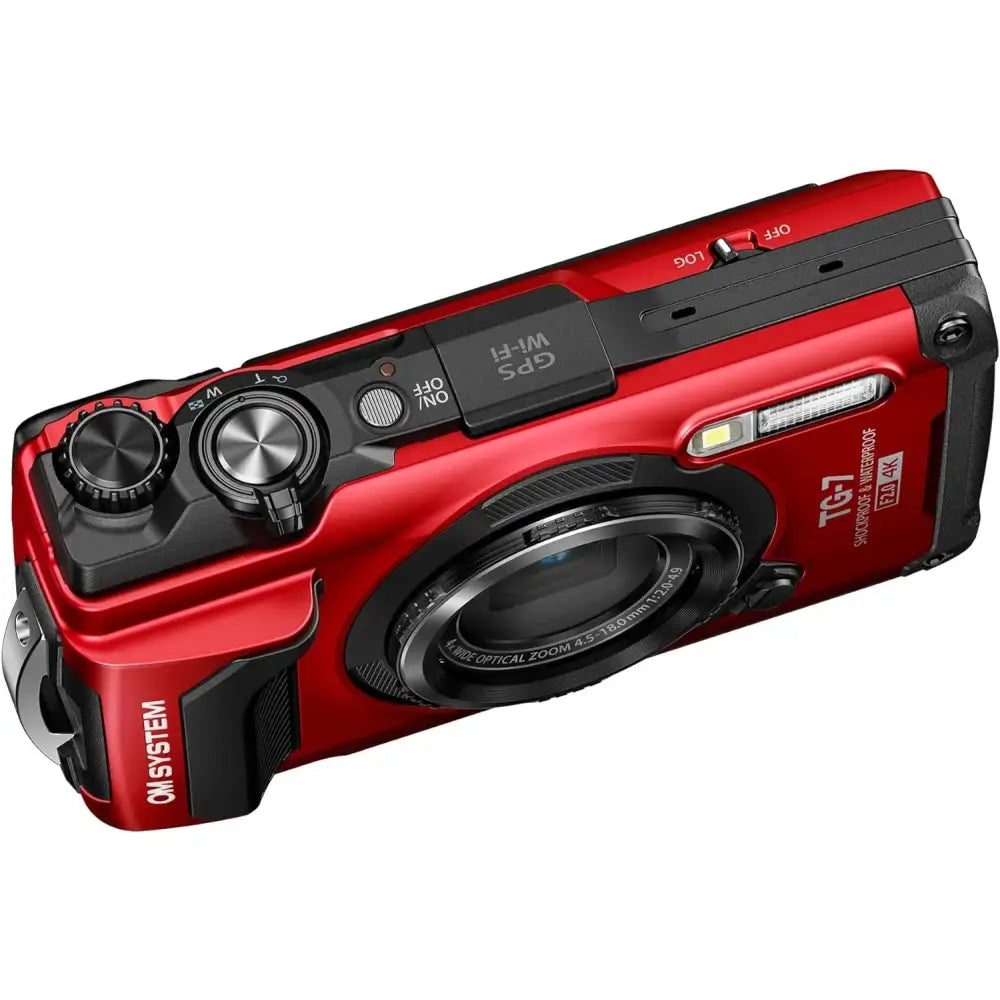 OM System Tough TG-7 (Red) – Norwich Cameras