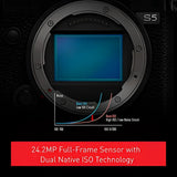 Panasonic Lumix DC-S5 Mirrorless Digital Camera with 20-60mm F3.5-5.6 Lens + Lumix S 50 f1.8 (S-S50) TBC