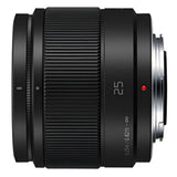 Panasonic LUMIX G 25mm F/1.7 ASPH (HH025, Retail Box) Black - Norwich Cameras