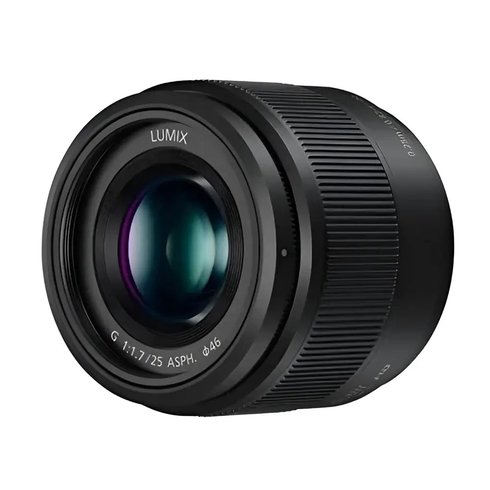 Panasonic LUMIX G 25mm F/1.7 ASPH (HH025, White Box) Black