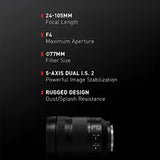 Panasonic Lumix S 24-105mm f/4 Macro O.I.S. Lens (S-R24105) - Norwich Cameras