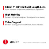Panasonic Lumix S 50mm f/1.8 Lens (S-S50) (White Box) - Brand New / Sealed Box / Full Warranty / 5025232921003 / S-S50E