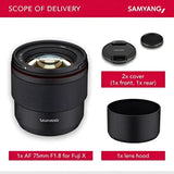 Samyang AF 75mm F/1.8 (Fuji X) - Norwich Cameras