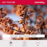 Samyang AF 85mm f/1.4 Lens for Nikon F Samyang