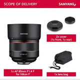 Samyang AF 85mm f/1.4 Lens for Nikon F Samyang
