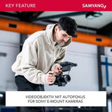 Samyang V-AF 100mm T2.3 FE Lens - Norwich Cameras