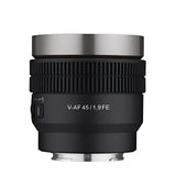 Samyang V-AF 45mm T1.9 FE Lens - Norwich Cameras