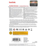 Sandisk Extreme CompactFlash (Read 120mb/s, Write 85mb/s, 32GB) (SDCFXSB-032G-G46) Sandisk