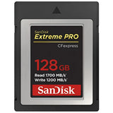 SanDisk Extreme PRO CFexpress Card Type B (128GB, SDCFE-128G-GN4NN) Sandisk