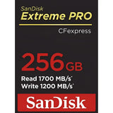 SanDisk Extreme PRO CFexpress Card Type B (256GB, SDCFE-256G-GN4NN) Sandisk