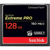 Sandisk Extreme Pro CompactFlash (Read 160mb/s, Write150mb/s, 128GB) (SDCFXPS-128G-X46) Sandisk