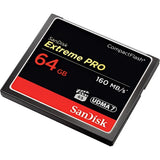 Sandisk Extreme Pro CompactFlash (Read 160mb/s, Write150mb/s, 64GB) (SDCFXPS-064G-X46) Sandisk