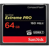 Sandisk Extreme Pro CompactFlash (Read 160mb/s, Write150mb/s, 64GB) (SDCFXPS-064G-X46) Sandisk