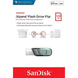 Sandisk iXpand Flash Drive Flip (128GB SDIX90N-128G-GN6NE Black) - Brand New / Sealed Box / Full Warranty