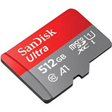 Sandisk microSDXC Ultra A1 (No Adapter) (512GB SDSQUAC-512G-GN6MN) - Brand New / Sealed Box / Full Warranty