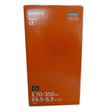 Sony E 70-350mm f/4.5-6.3 G OSS Lens (SEL70350G) - Brand New / Sealed Box / Full Warranty / 6974670000000