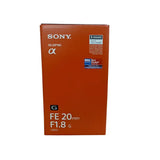 Sony FE 20mm F1.8G (SEL20F18G) - Brand New / Sealed Box / Full Warranty / TBC / SEL20F18G.SYX - FALSE