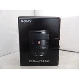 Sony FE 35mm F/1.4 GM (SEL35F14GM) - Brand New / Sealed Box / Full Warranty / TBC / SEL35F14GM.SYX - Sony FE 35mm F/1.4