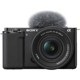 Sony ZV-E10 Mirrorless Camera with 16-50mm II Lens (ILCZV-E10K) (Black) - Brand New / Sealed Box / Full Warranty